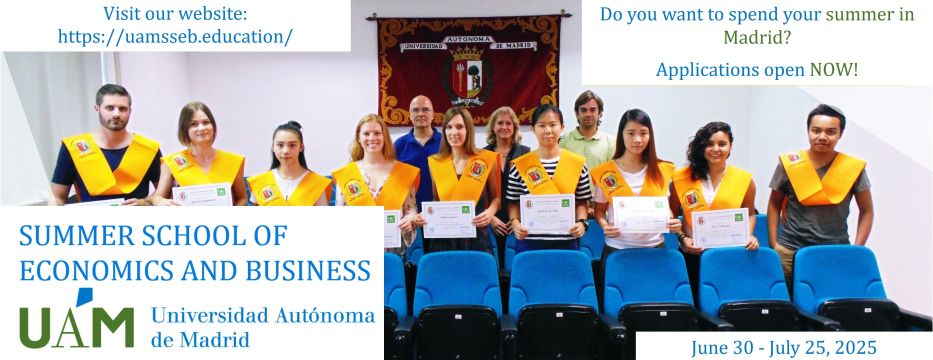 UAM Summer School of Economics and Business Header